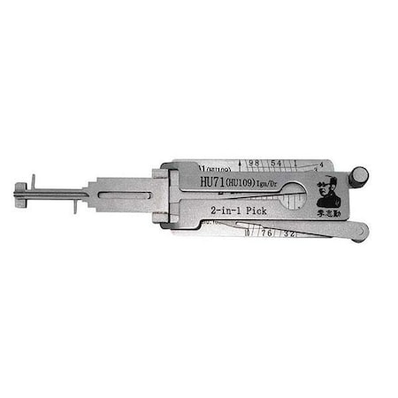 Original Lishi ORIGINAL LISHI: Land Rover/Scania HU71 2in1 Pick/Decoder TL AG OLS-HU71-TL-IGN-AG